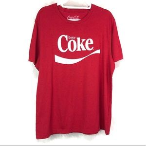 Coca-Cola Enjoy Coke Red freckled 2XL t-shirt